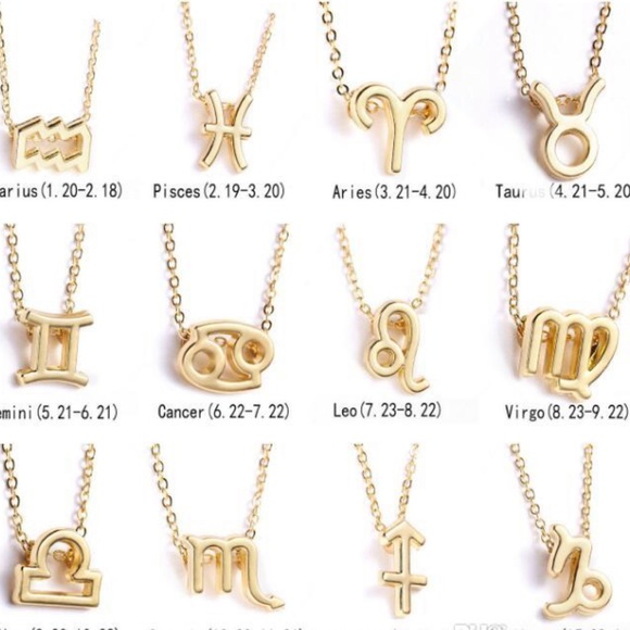 FLASH SALE! NWT Astrology 18KT Gold Necklace - Picture 2 of 6